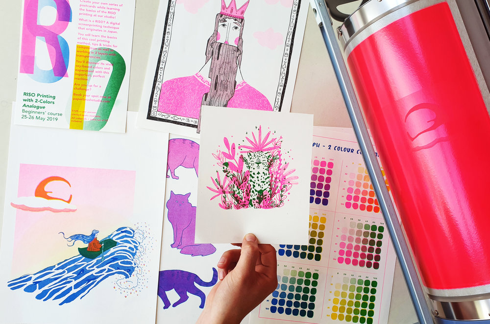 Risograph printing workshop