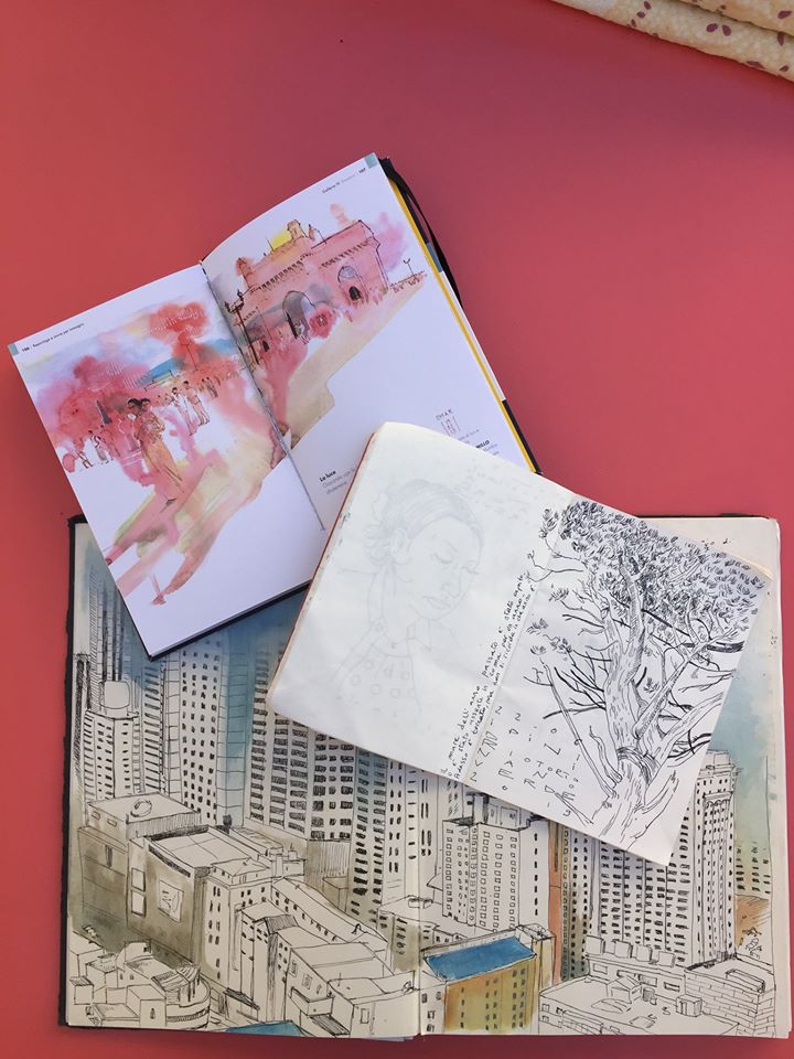 The Sketchbook Project by Luna Colombini