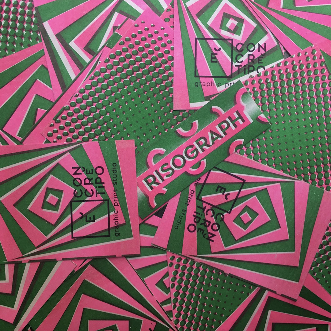 Workshop of Risograph printing in two colours